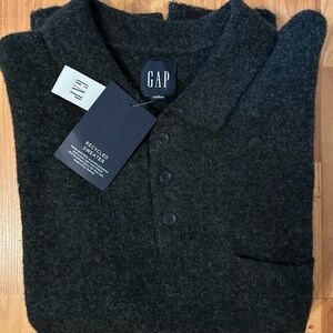 NWT! GAP Dark Gray Recycled Sweater